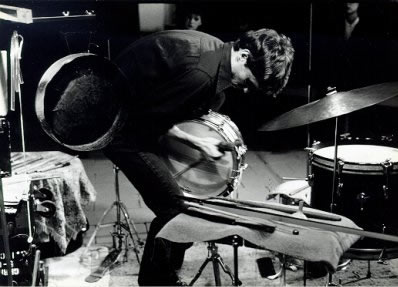 Gerry Hemingway at Het Apollohuis in 1984